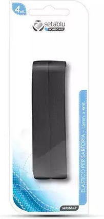 Setablu Μαύρο Λάστιχο Ράψιμο 15mm X 4m