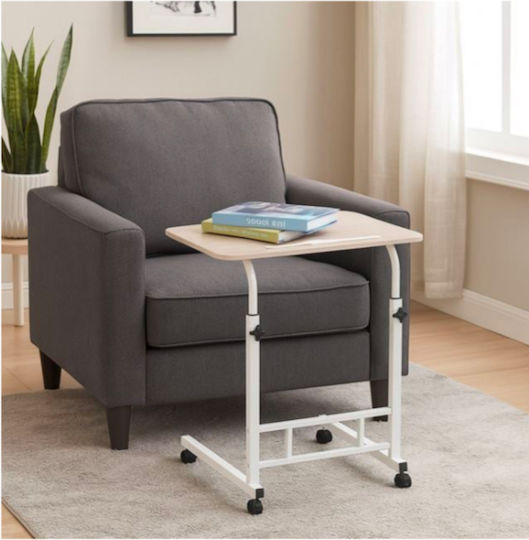 Rectangular Side Table Wooden Natural Color W40xL60cm.