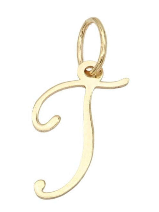 Sorelly Charm Monogramă Din Aur Galben 14 Carate