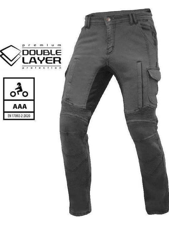 Pantaloni De Călărie Trilobite Acid Scrambler 2.0 Gri Doublelayer Aaa