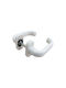 Plastic Interior Door Lever 536/b White Without Rosette IBFM