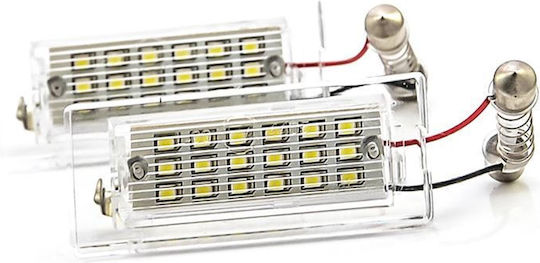 Depo Rear License Plate Light Bmw X5 E53 1999-2006 X3 E83 2003-2010 2 Pieces De-0013