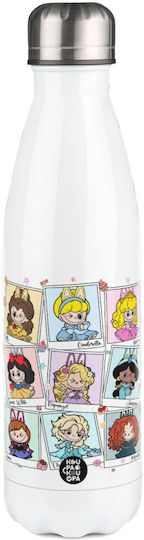 Koupakoupa Labubu Characters Recyclable Bottle Thermos Stainless Steel BPA Free 500ml White