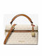Logo Women's Crossbody Bag Ecru