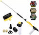 Foxmag24 Water Gun Powerful Jet Brush Detergent Compartment Black Yellow