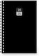Daily Spiral Diary Pop 12x17 2026 Black