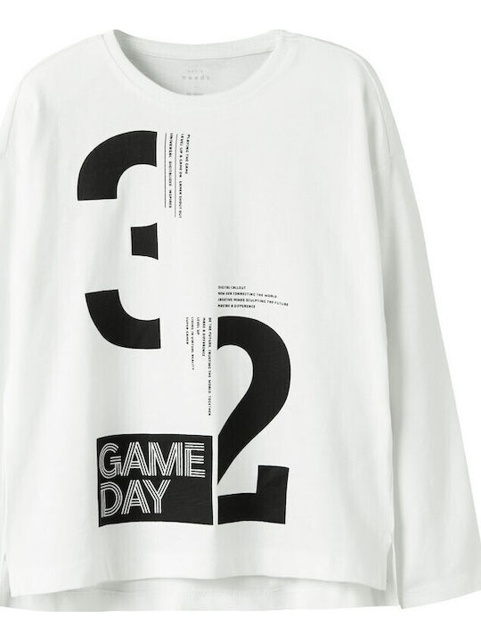 Name It Kids' Shirt Long Sleeve Bright White, G...