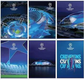 Τετράδιο Ριγέ Street Champions League A4 54φυλ 80gr