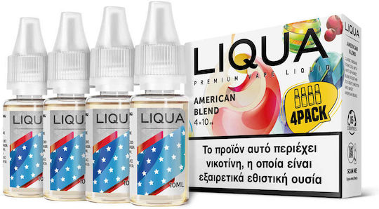Liqua Готова Течност за Пълнене с Тютюнен / сладка Вкус 12мг 10мл 4бр