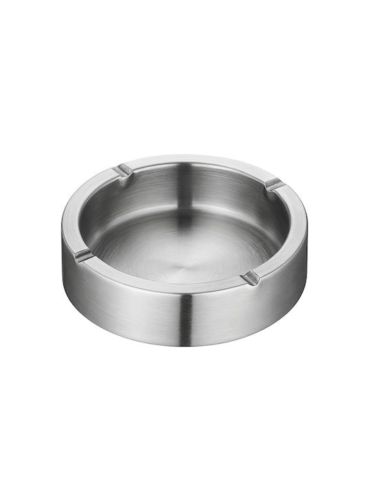 Σταχτοδοχείο Inox Στρογγυλό 16x4.5cm Forhome 7931482 Home