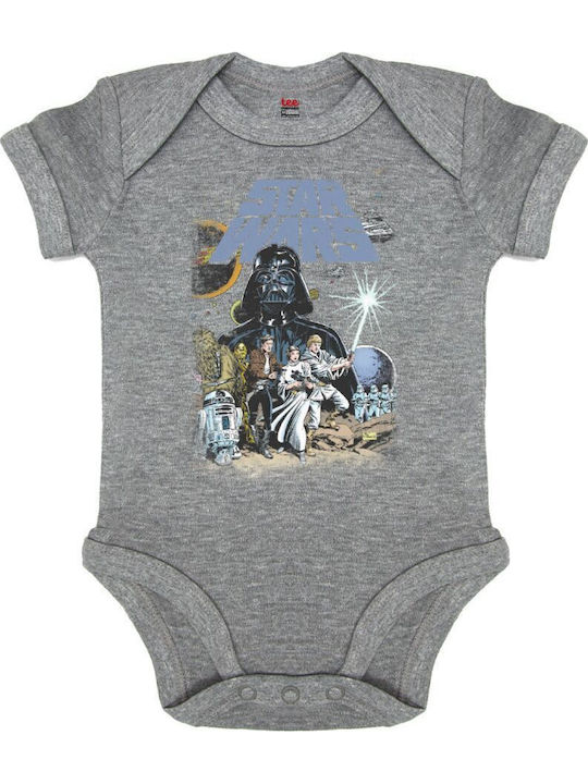Koupakoupa Star Wars Mâneca scurta Grey Melange