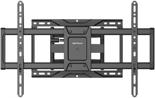 Serioux Adjustable TV Stand 37-90" 75kg Fit Screen Size 37"-90" VESA Compatible 200x100 600x400 Weight Capacity 75kg Profile 70
