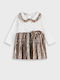 Kinderkleid Langärmelig Gold