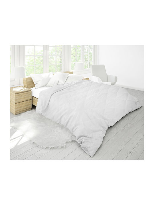 Alcam Комплект Пухено Двойно 200x220бр Бял 3бр 350 г/м²Gsm