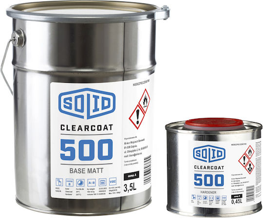 Clearcoat 500 Polyurethane Varnish Concrete Floors 3.95l Matte