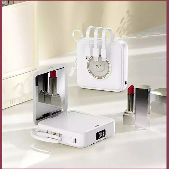 Andowl Q-DC154 Power Bank 9000mAh Λευκό