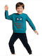 Kids Tracksuit With Top Blue 2 Pieces