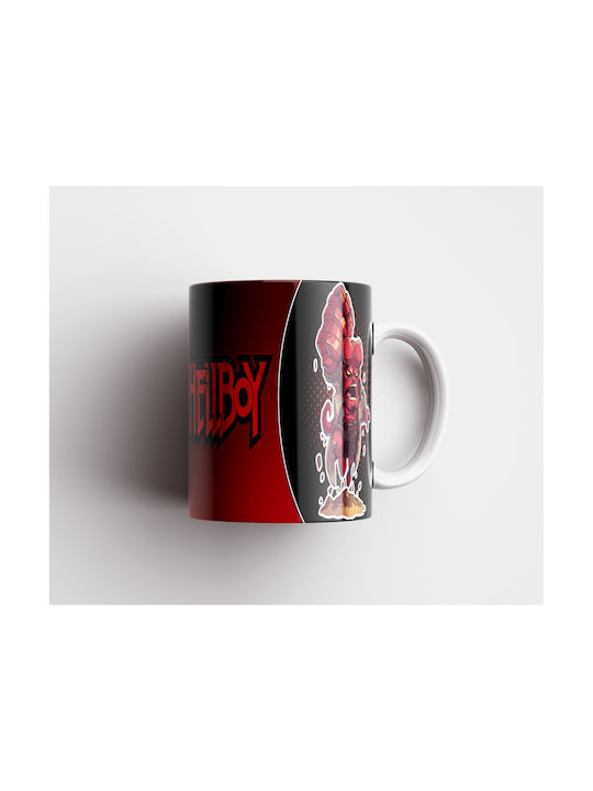 White Ceramic Mug 330ml Hellboy Dp4661