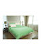 Green Future Σετ Παπλωματοθήκη 200x220cm Διπλή με 4 Μαξιλαροθήκες & 1 Σεντόνι Green/Ivory