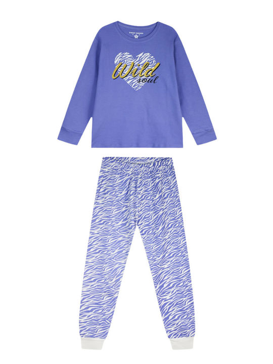 Energiers Kids' Pajamas Winter Lavender Wild Soul