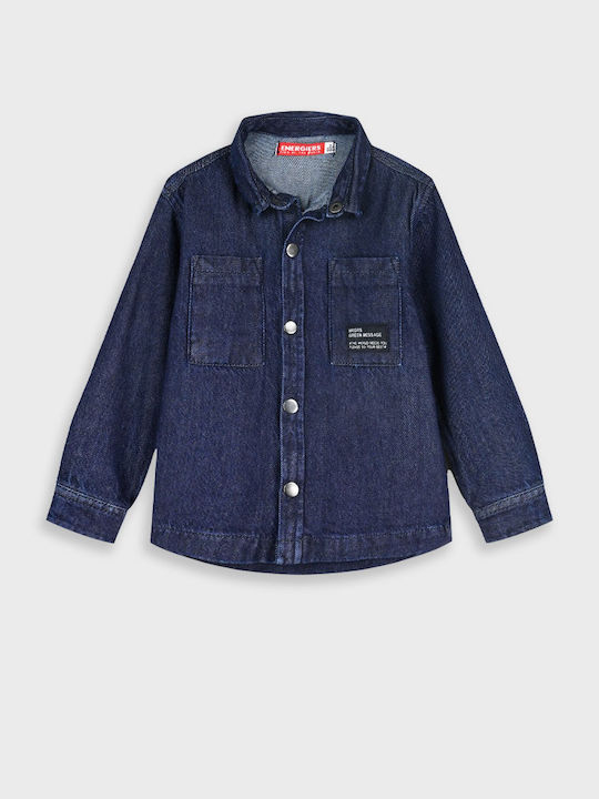 Детска Риза Дълъг ръкав Деним Jeans Blue