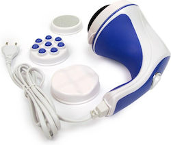 Massage Device for the Neck, the Back, the Legs & the Body against Cellulite White