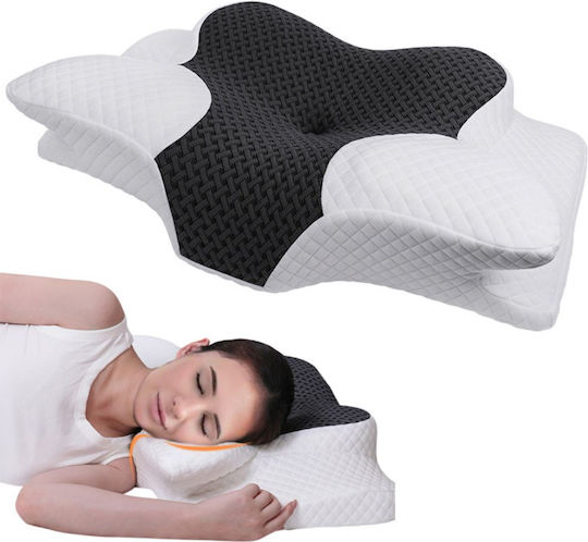 Linomag Ортопедична възглавница с Memory Foam 62x41x8см в Бял цвят