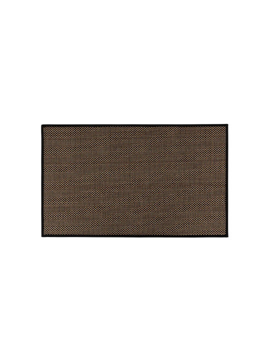 5Five Αντιολισθητικό Πατάκι Μπάνιου Wave Black 45x75εκ.