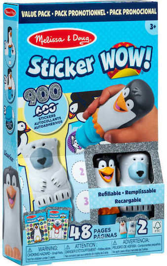 Spinmaster Melissa & Doug Велкро Wow Комплект с 2 Печатни Стикера Зима