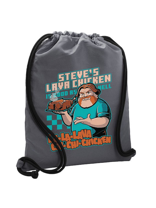 Koupakoupa Steves Lava Chicken Gym Backpack Gray