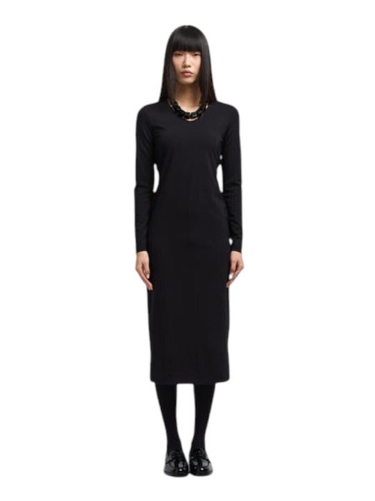 Midi Evening Dress Black EW002000AF16065 UC001