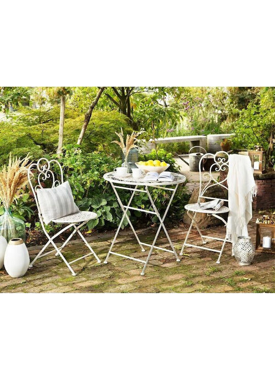 Berwyn 1863 Dining Room Set for Small Outdoor Spaces 2 Pieces Beige