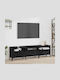 TV-Ständer Schwarze Eiche M150xT30xH44,5cm