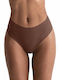 High-waisted Women's Slip Seamless Brown