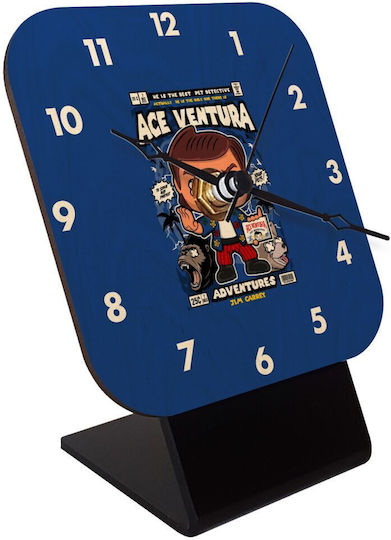 Koupakoupa Ace Ventura: Pet Detective Tischuhr Holz KP_31098_clock-desk-square-wood