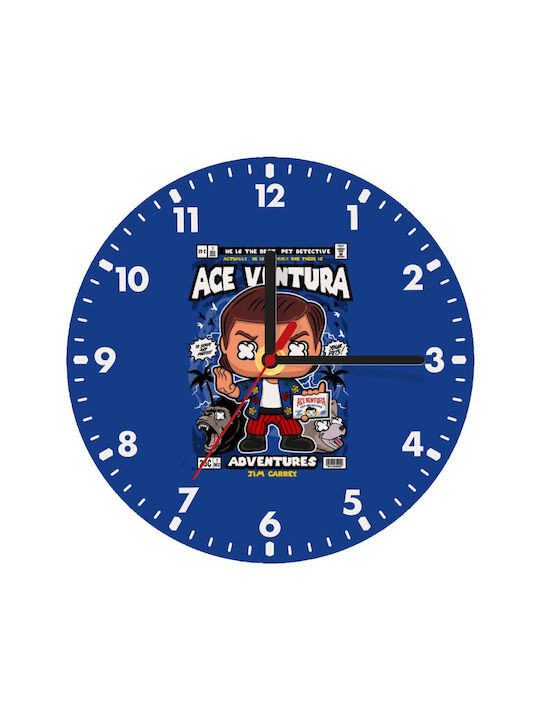 Koupakoupa Ace Ventura: Pet Detective Wall Clock Wooden
