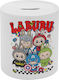 Labubu Superheroes Porcelain Money Box With Lid