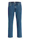 Men's Jeans Pants with Regular Fit Blue Denim
