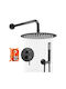 Vevor Built-in Mixer & Shower Head Set for Shower Black 197988527213