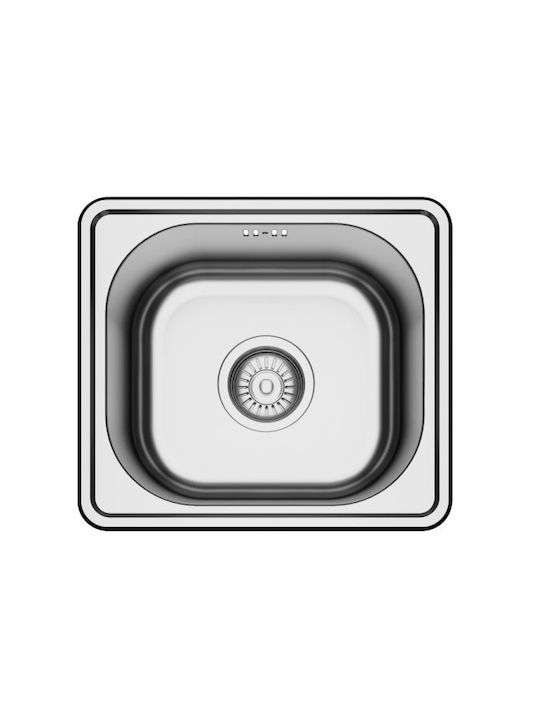 Geman Drop-In Sink Inox Matte W37xD33cm Gold