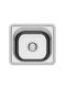 Geman Drop-In Sink Inox Matte W37xD33cm Gold