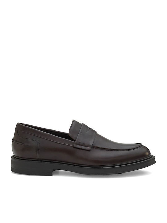 Men's Leather Loafers Brown