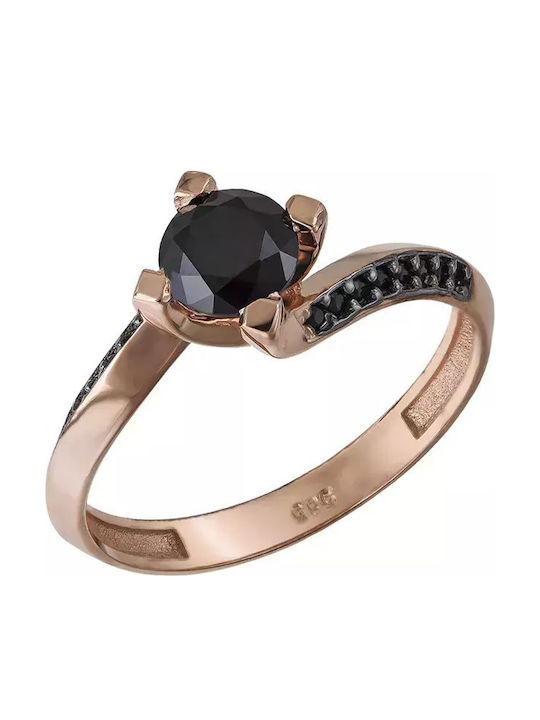 Single Stone from Rose Gold 14K
