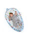Linomag Baby Nestkissen White/pale Blue 55x90cm