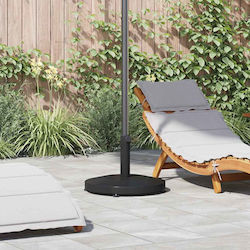 vidaXL Umbrella Stand made of Metal Black Velve...