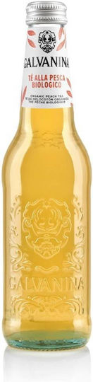 Galvanina Ice Tea Peach Concentrated with Carbonation, Organic 355ml