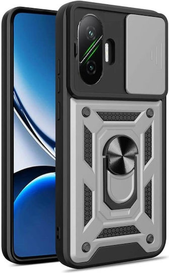 Bodycell Slide Cover Back Cover Metalic Argintiu (Poco F7)