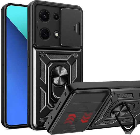 Bodycell Slide Cover Back Cover Μαύρο (Xiaomi Note 14S)
