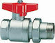 Herz Straight Ball Valve Pn25 Dn25 1''