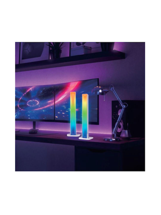 Διακοσμητικό Φωτιστικό LED RGB 2τμχ 7.5x3.5x28εκ.
